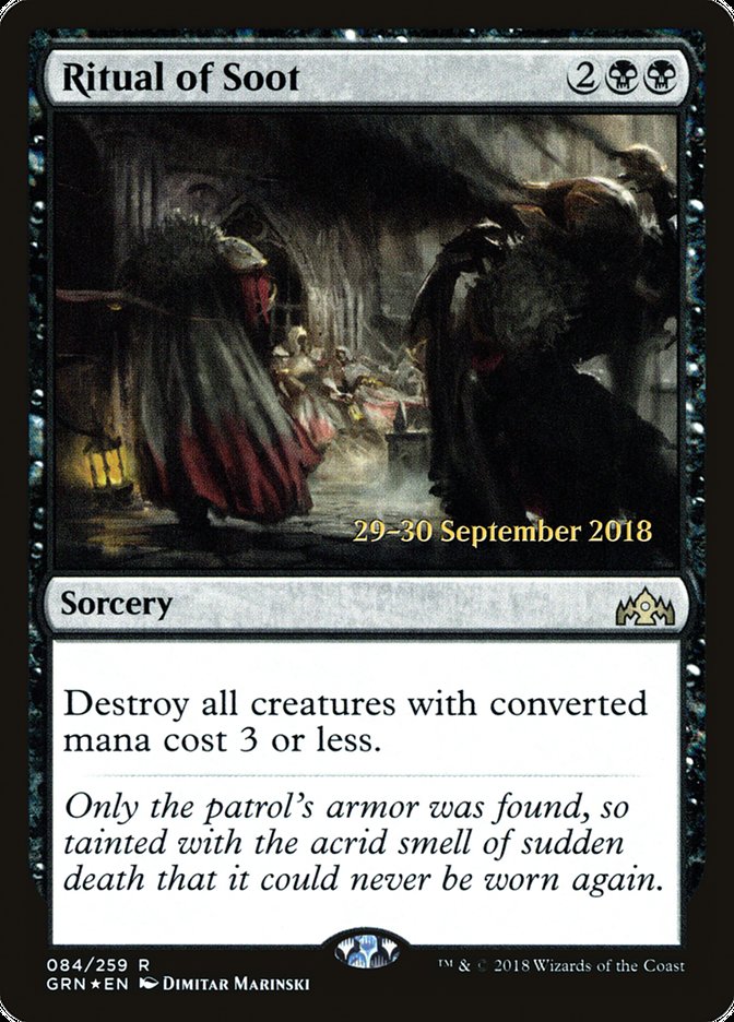 Ritual of Soot [Guilds of Ravnica Prerelease Promos] Magic: The Gathering