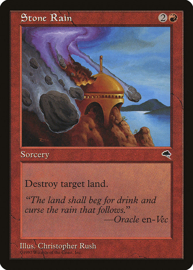 Stone Rain [Tempest] Magic: The Gathering