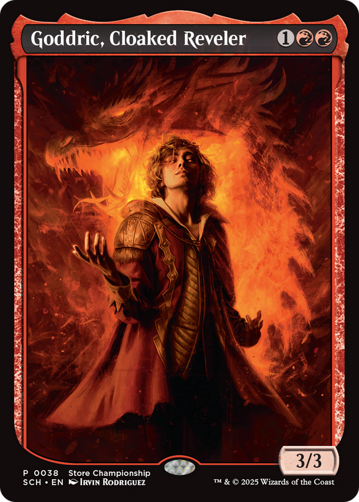 Goddric, Cloaked Reveler [Store Championships 2025] Magic: The Gathering