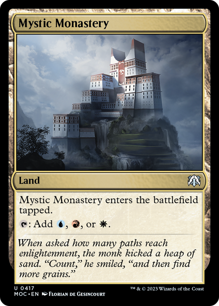 Mystic Monastery [March of the Machine Commander] Magic: The Gathering