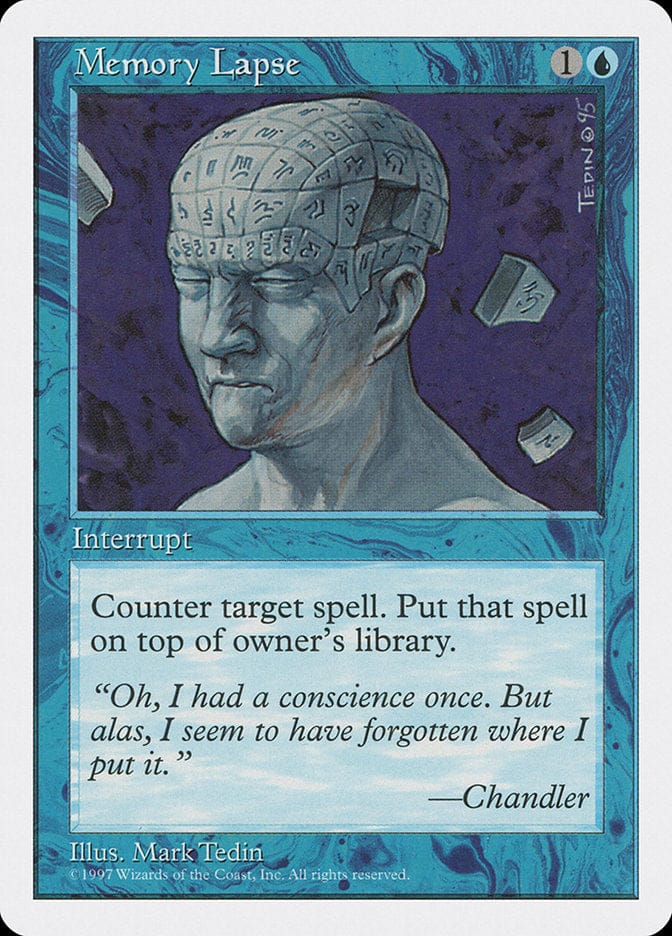 Memory Lapse [Fifth Edition] Magic: The Gathering