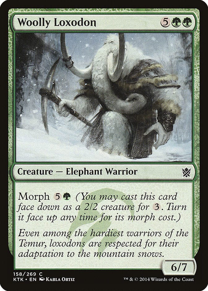Woolly Loxodon [Khans of Tarkir] Magic: The Gathering