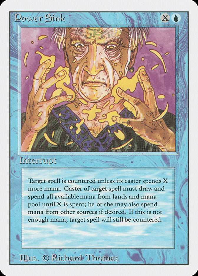 Power Sink [Revised Edition] Magic: The Gathering
