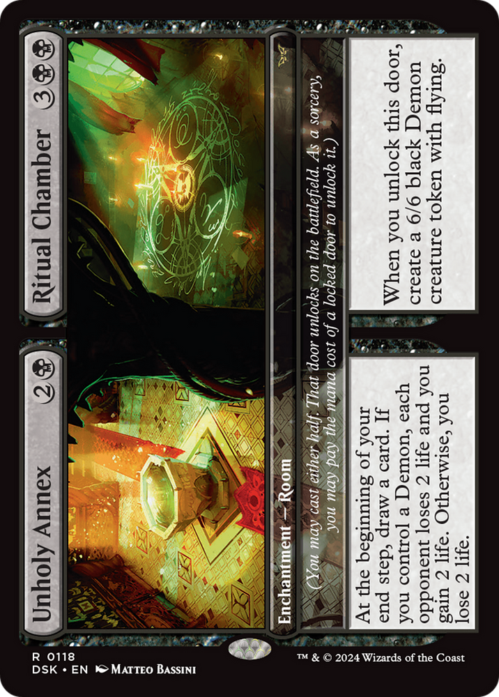Unholy Annex // Ritual Chamber [Duskmourn: House of Horror] Magic: The Gathering