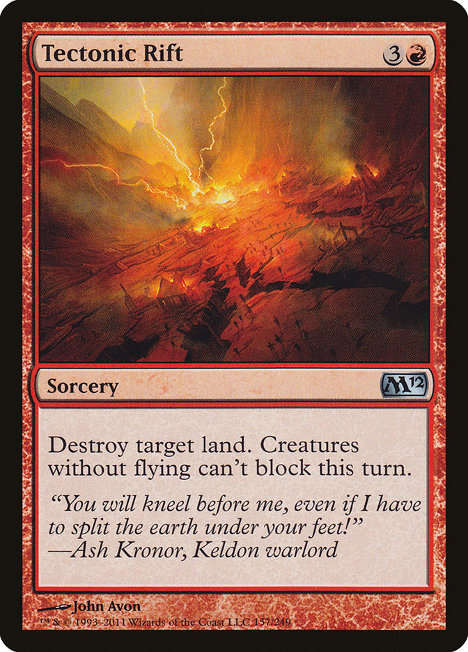 Tectonic Rift [Magic 2012] Magic: The Gathering
