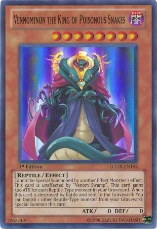 Vennominon the King of Poisonous Snakes [LCGX-EN192] Super Rare - Yugioh Cards For Your TCG Needs!