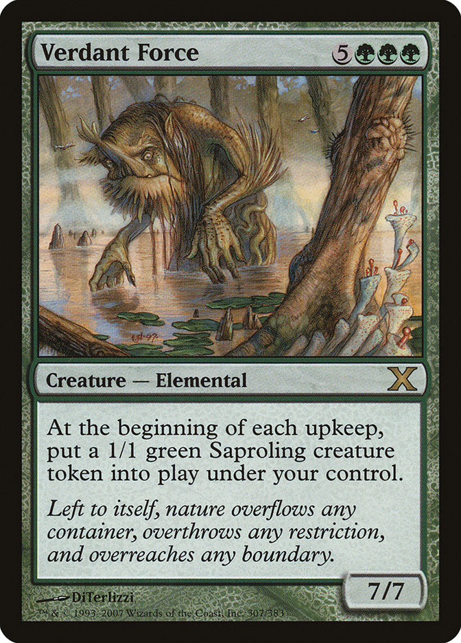 Verdant Force [Tenth Edition] Magic: The Gathering
