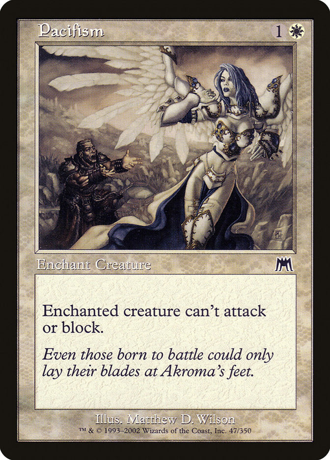 Pacifism [Onslaught] Magic: The Gathering