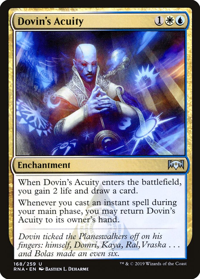 Dovin's Acuity [Ravnica Allegiance] Magic: The Gathering