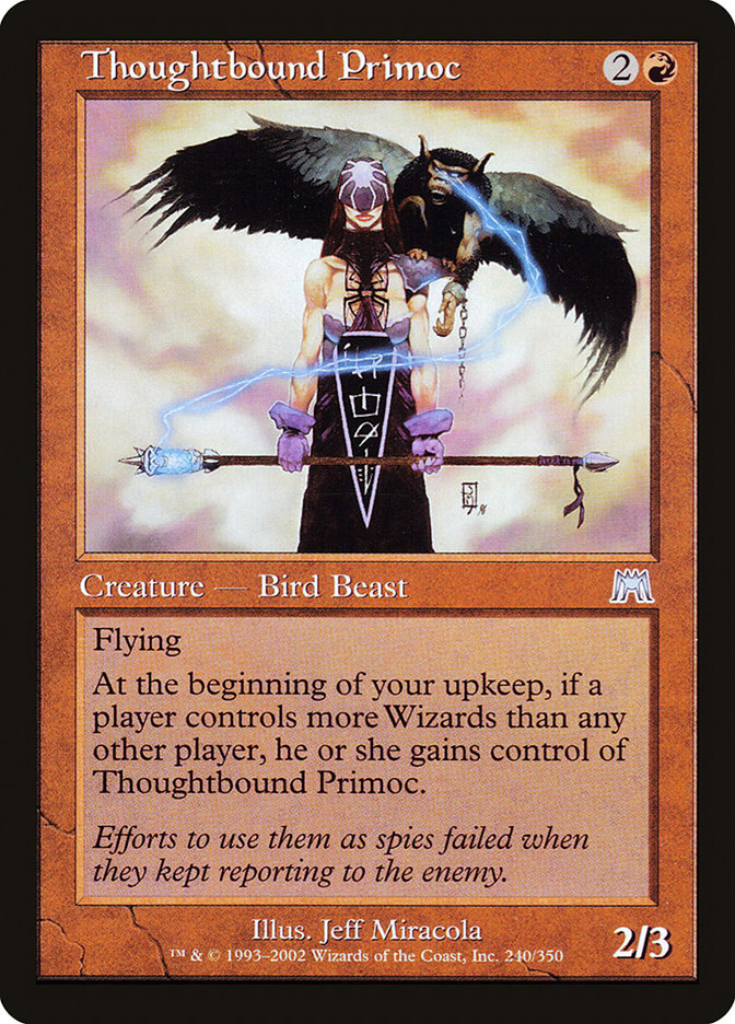 Thoughtbound Primoc [Onslaught] Magic: The Gathering