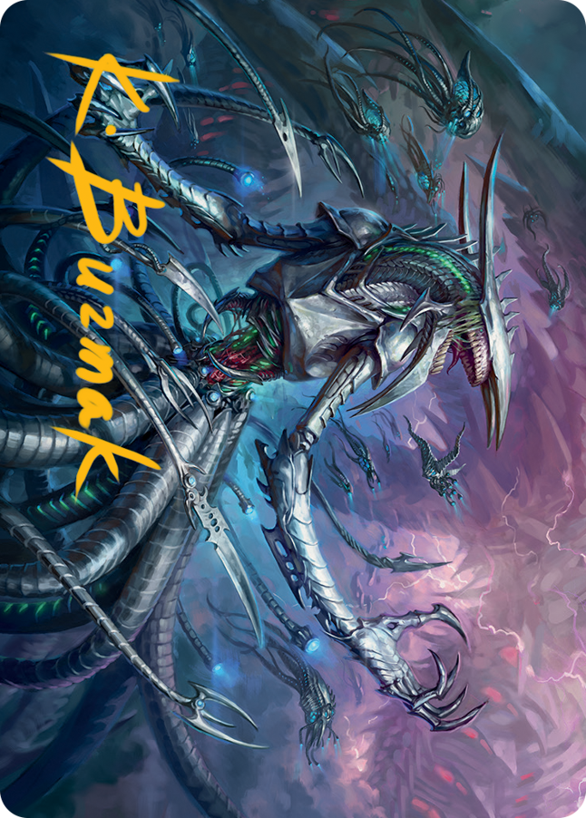 Jin-Gitaxias Art Card (Gold-Stamped Signature) [March of the Machine Art Series] Magic: The Gathering
