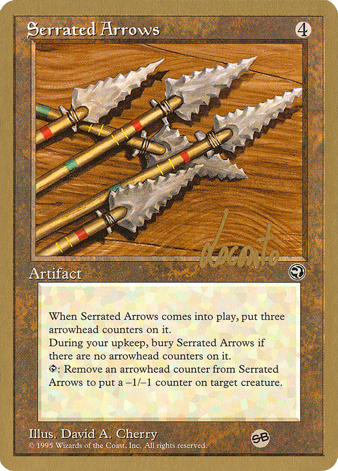 Serrated Arrows (Michael Loconto) (SB) [Pro Tour Collector Set] Magic: The Gathering