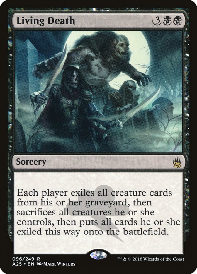 Living Death [Masters 25] Magic: The Gathering