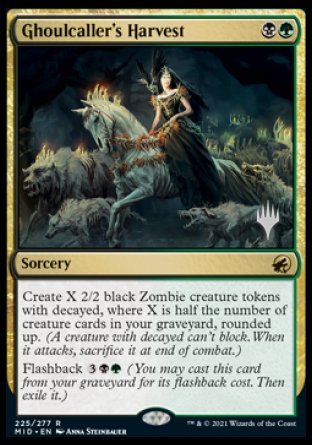 Ghoulcaller's Harvest (Promo Pack) [Innistrad: Midnight Hunt Promos] Magic: The Gathering
