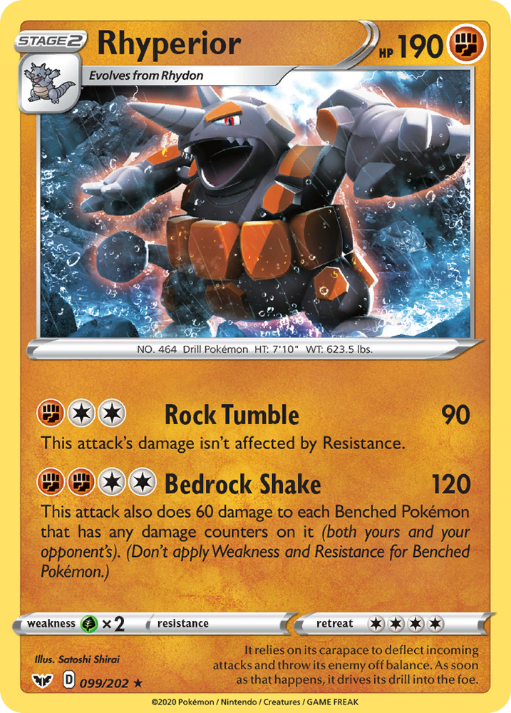 Rhyperior (099/202) [Sword & Shield: Base Set] Pokémon