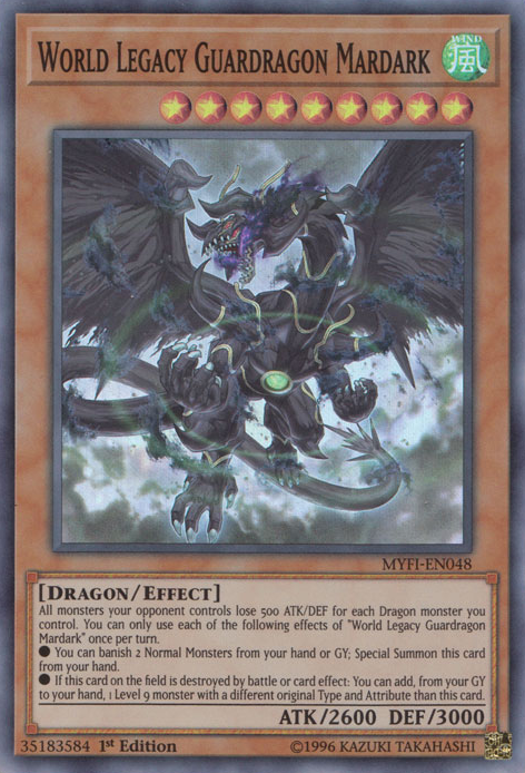 World Legacy Guardragon Mardark [MYFI-EN048] Super Rare - Yugioh Cards For Your TCG Needs