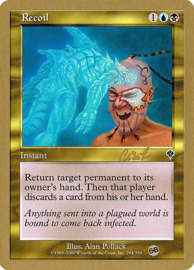 Recoil (Carlos Romao) [World Championship Decks 2002] Magic: The Gathering