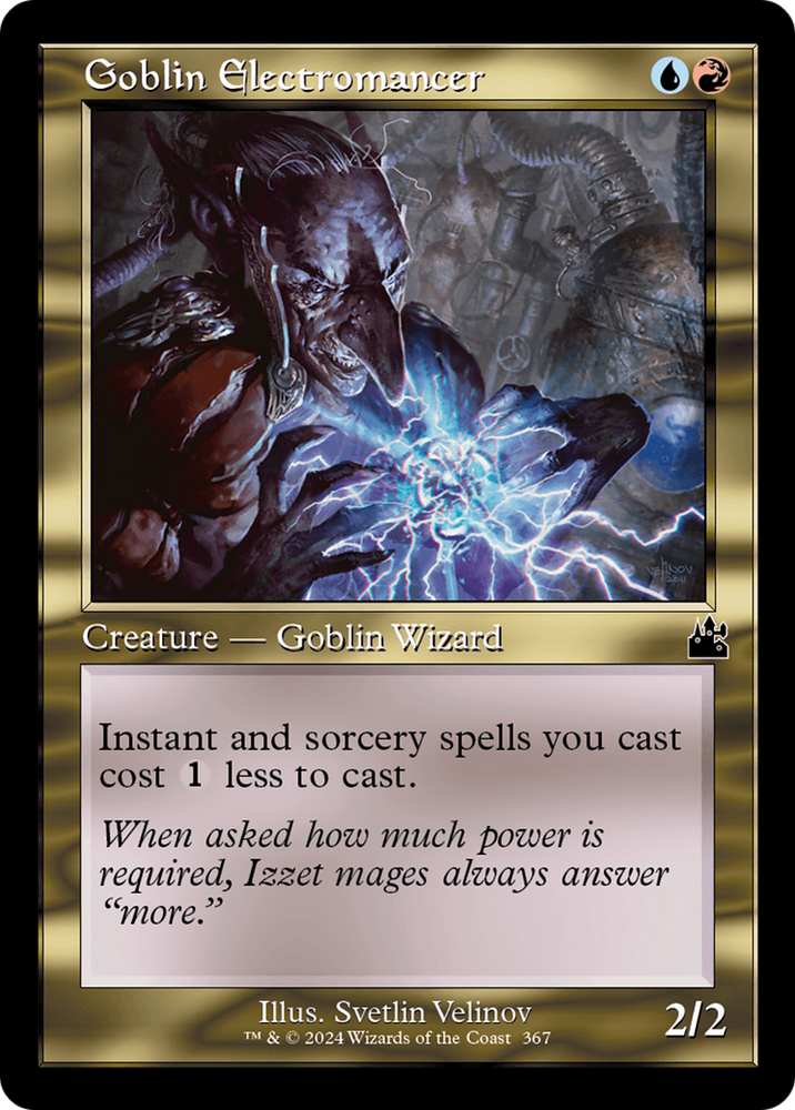 Goblin Electromancer (Retro Frame) [Ravnica Remastered] Magic: The Gathering
