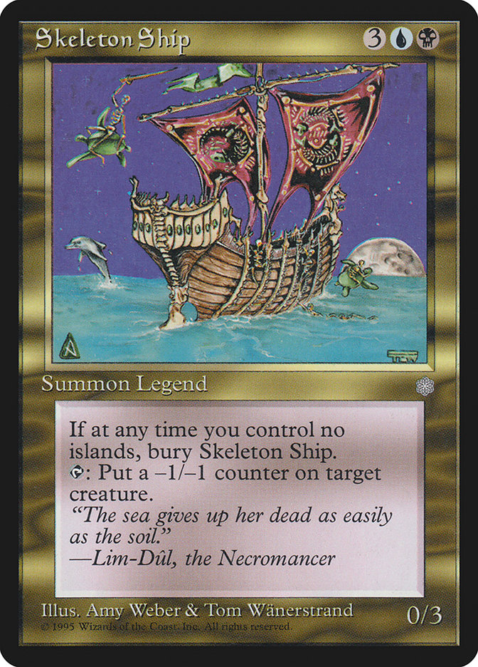 Skeleton Ship [Ice Age] Magic: The Gathering