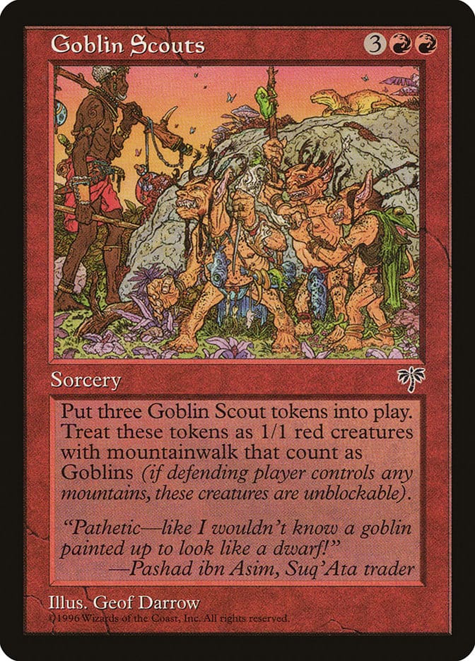 Goblin Scouts [Mirage] Magic: The Gathering