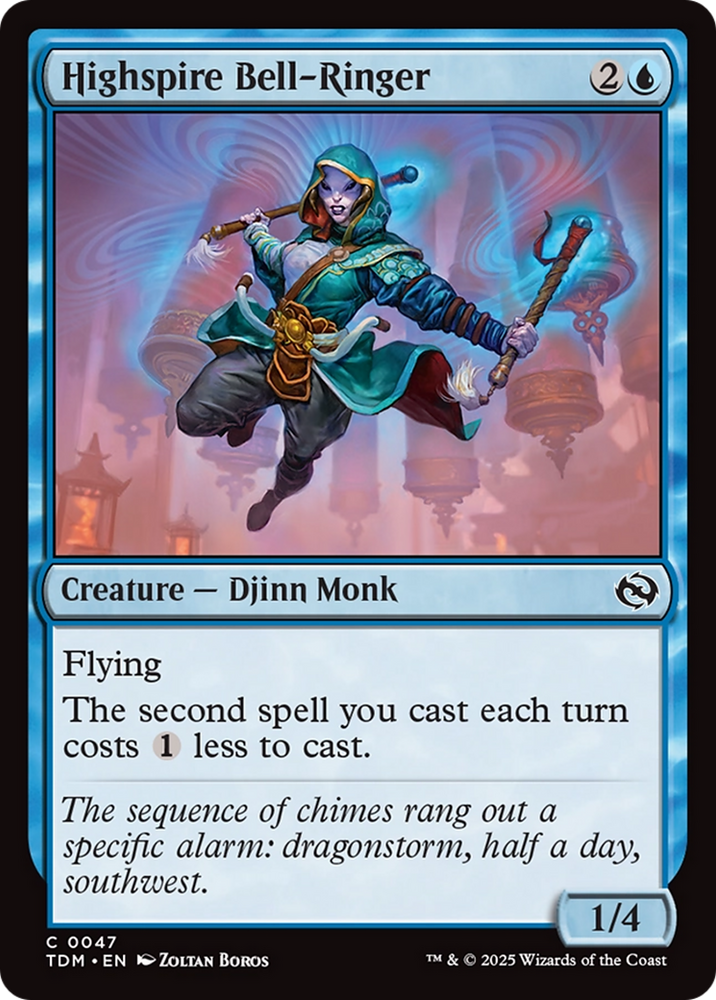 Highspire Bell-Ringer [Tarkir: Dragonstorm] Magic: The Gathering