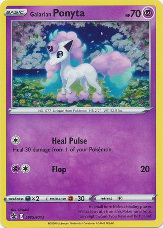 Galarian Ponyta (SWSH013) [Sword & Shield: Black Star Promos] Pokémon