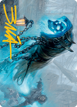 Nebelgast Intruder Art Card (Gold-Stamped Signature) [Innistrad: Midnight Hunt Art Series] Magic: The Gathering