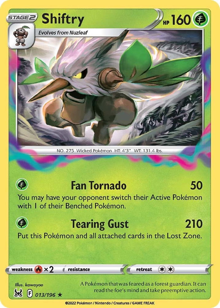 Shiftry (013/196) [Sword & Shield: Lost Origin] Pokémon