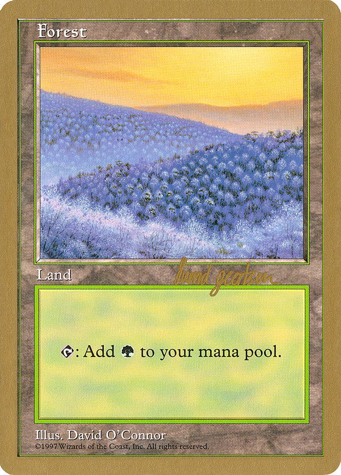 Forest (sg449) (Svend Geertsen) [World Championship Decks 1997] Magic: The Gathering