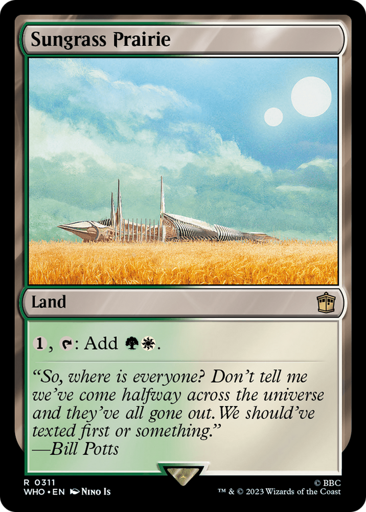 Sungrass Prairie [Doctor Who] Magic: The Gathering