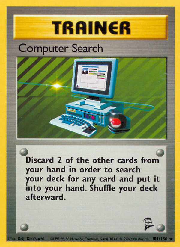 Computer Search (101/130) [Base Set 2] Pokémon