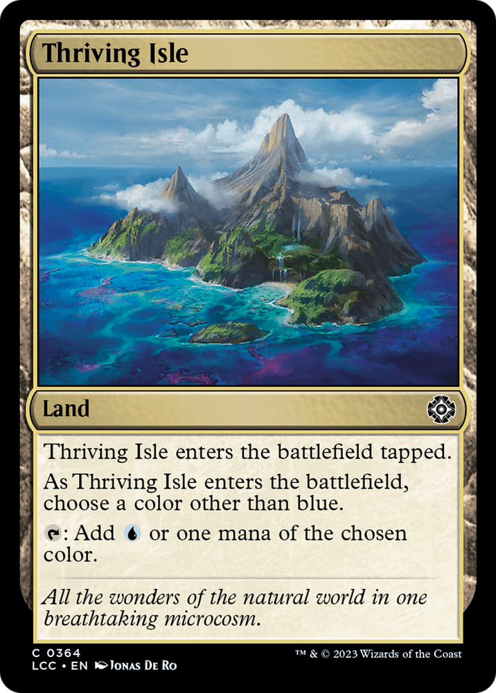 Thriving Isle [The Lost Caverns of Ixalan Commander] Magic: The Gathering