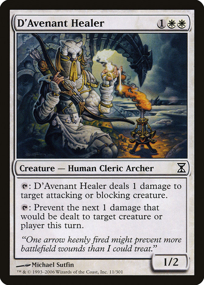 D'Avenant Healer [Time Spiral] Magic: The Gathering
