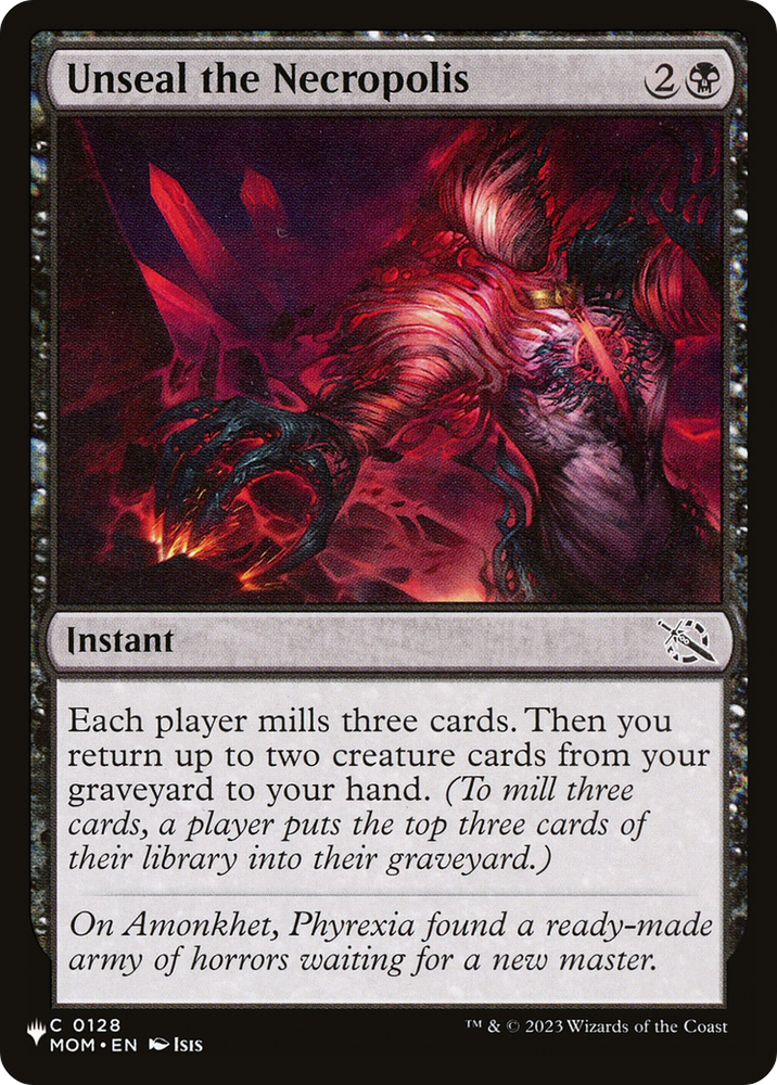 Unseal the Necropolis [The List] Magic: The Gathering