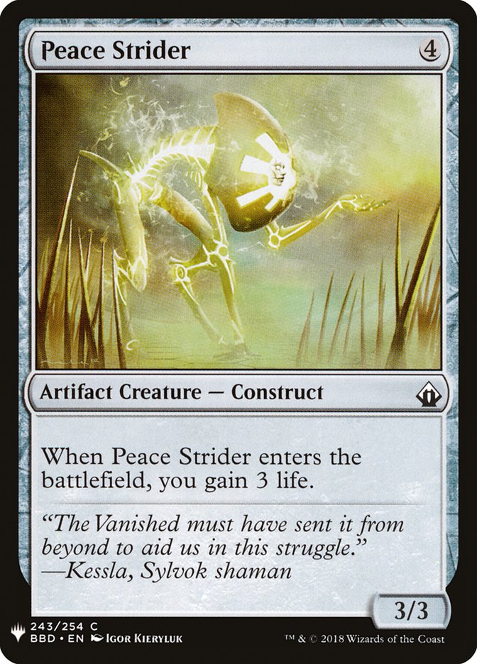 Peace Strider [Mystery Booster] Magic: The Gathering
