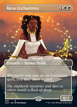 Mesa Enchantress (Borderless) [Secret Lair Drop Series] Magic: The Gathering