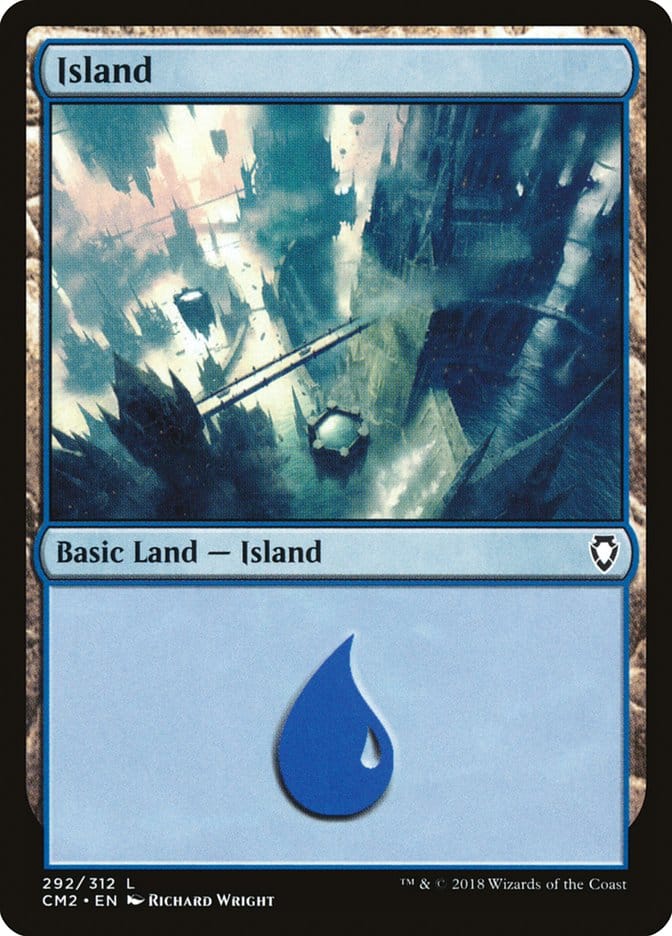 Island (292) [Commander Anthology Volume II] Magic: The Gathering