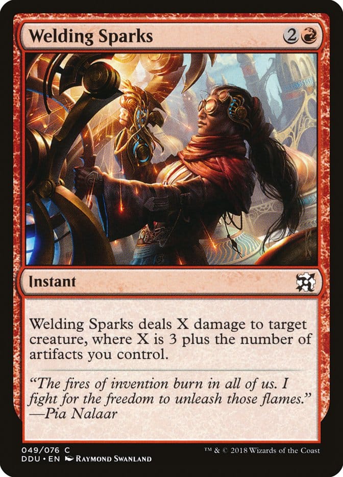Welding Sparks [Duel Decks: Elves vs. Inventors] Magic: The Gathering
