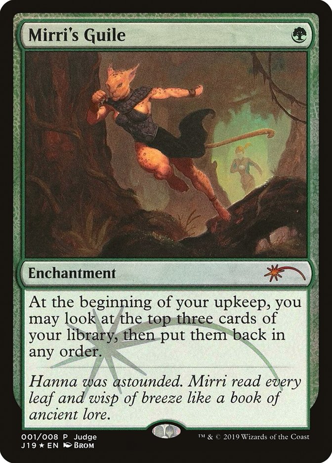 Mirri's Guile [Judge Gift Cards 2019] Magic: The Gathering