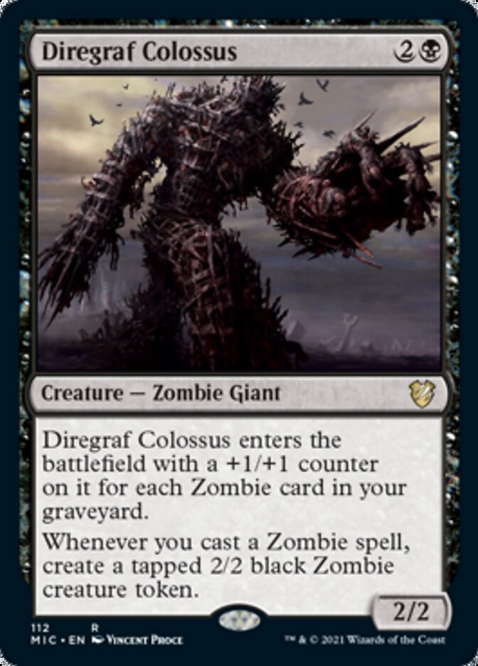 Diregraf Colossus [Innistrad: Midnight Hunt Commander] Magic: The Gathering