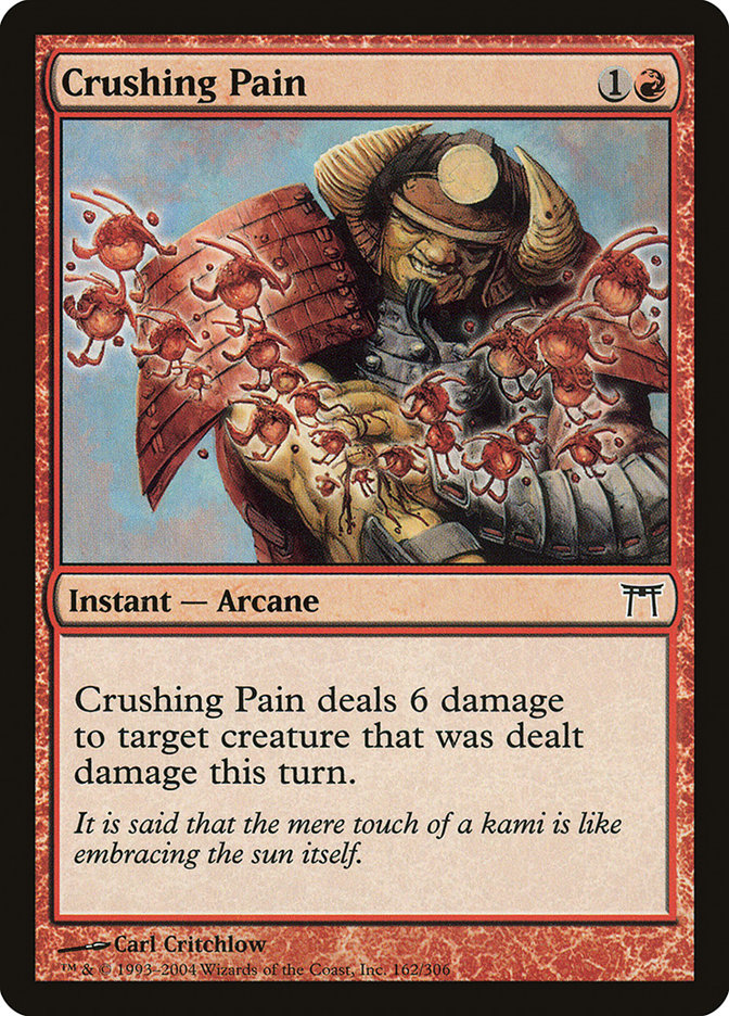 Crushing Pain [Champions of Kamigawa] Magic: The Gathering