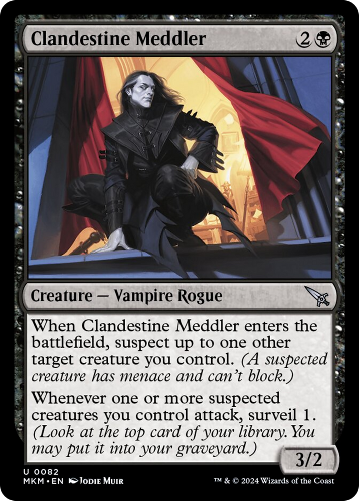 Clandestine Meddler (Red) [Murders at Karlov Manor] Magic: The Gathering