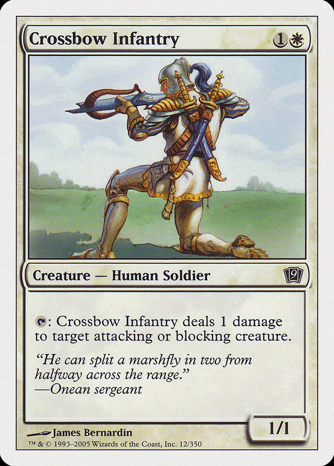 Crossbow Infantry [Ninth Edition] Magic: The Gathering