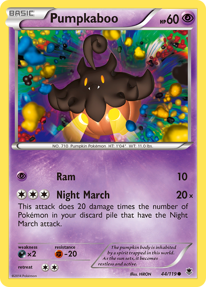 Pumpkaboo (44/119) [XY: Phantom Forces] Pokémon