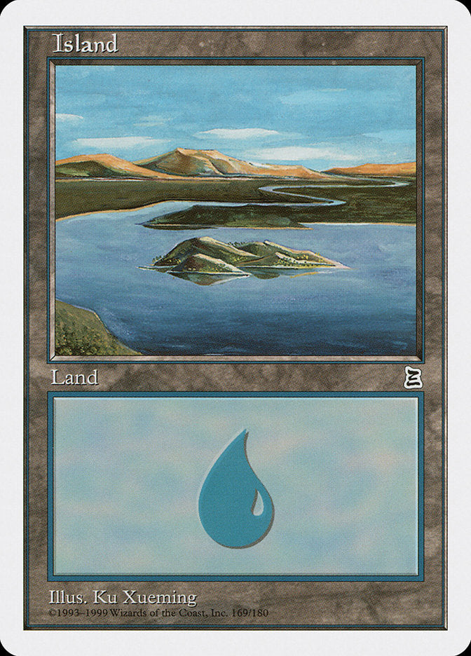 Island (169) [Portal Three Kingdoms] Magic: The Gathering