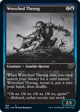 Wretched Throng [Innistrad: Double Feature] Magic: The Gathering