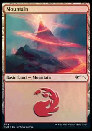 Mountain (Spellcasting) (568) [Secret Lair Drop Promos] Magic: The Gathering