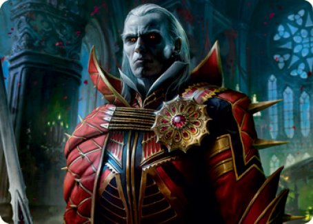 Edgar, Charmed Groom 2 Art Card [Innistrad: Crimson Vow Art Series] Magic: The Gathering