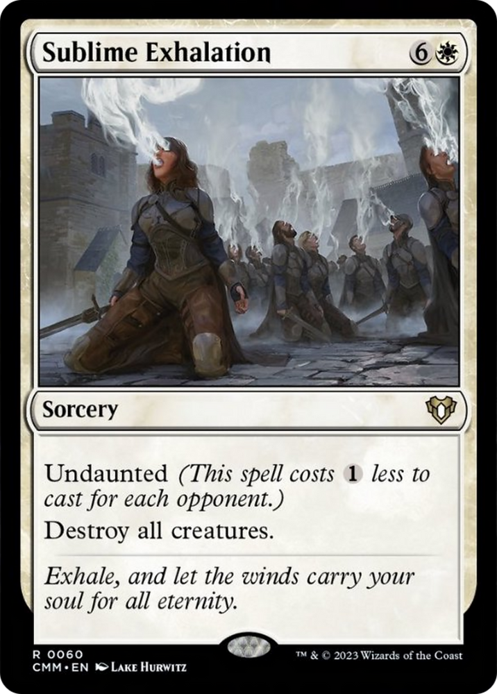 Sublime Exhalation [Commander Masters] Magic: The Gathering