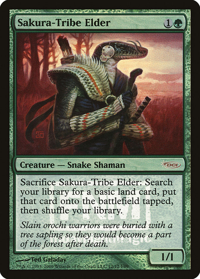 Sakura-Tribe Elder [Friday Night Magic 2009] Magic: The Gathering